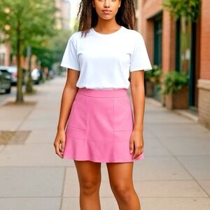 Beth DePass Women's Flippy Golf Skort – Bubblegum Pink, Size M, 17" Mesh Pull-On